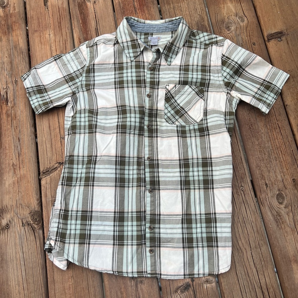 Carhartt plaid button down